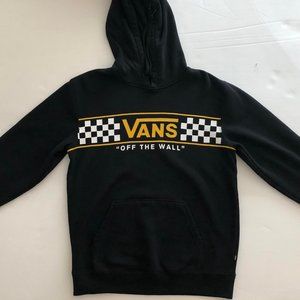 VANS Men’s Off the Wall Black Hoodie–Size Small